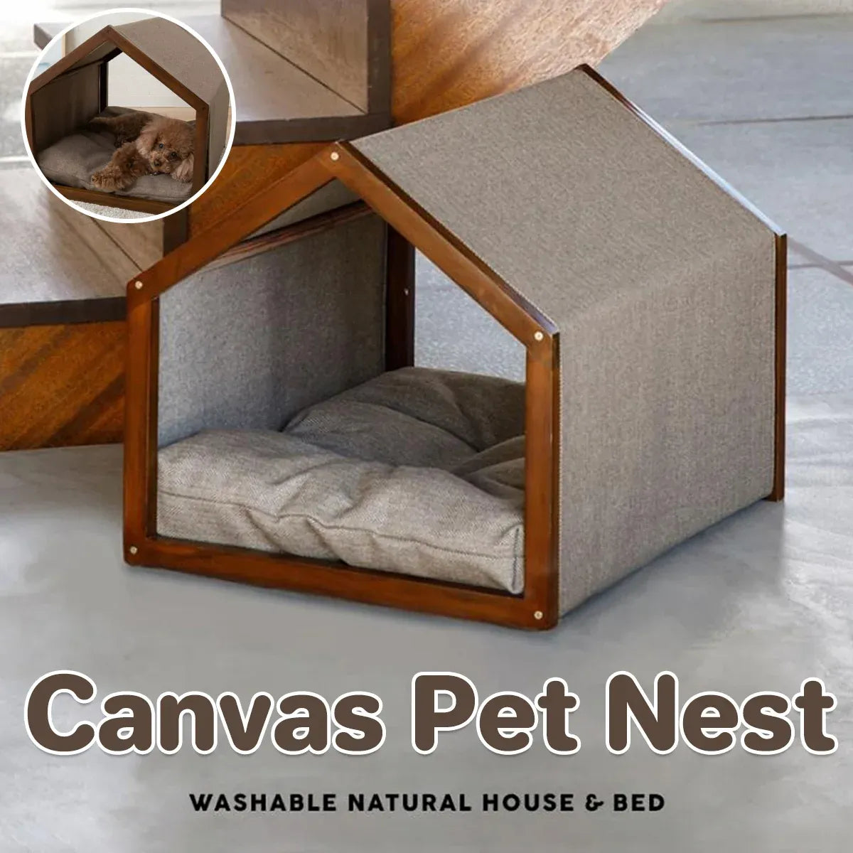 Cat Dog Pet Tent House Pet Bed Kitten Puppy Soft Comfortable Indoor Outdoor